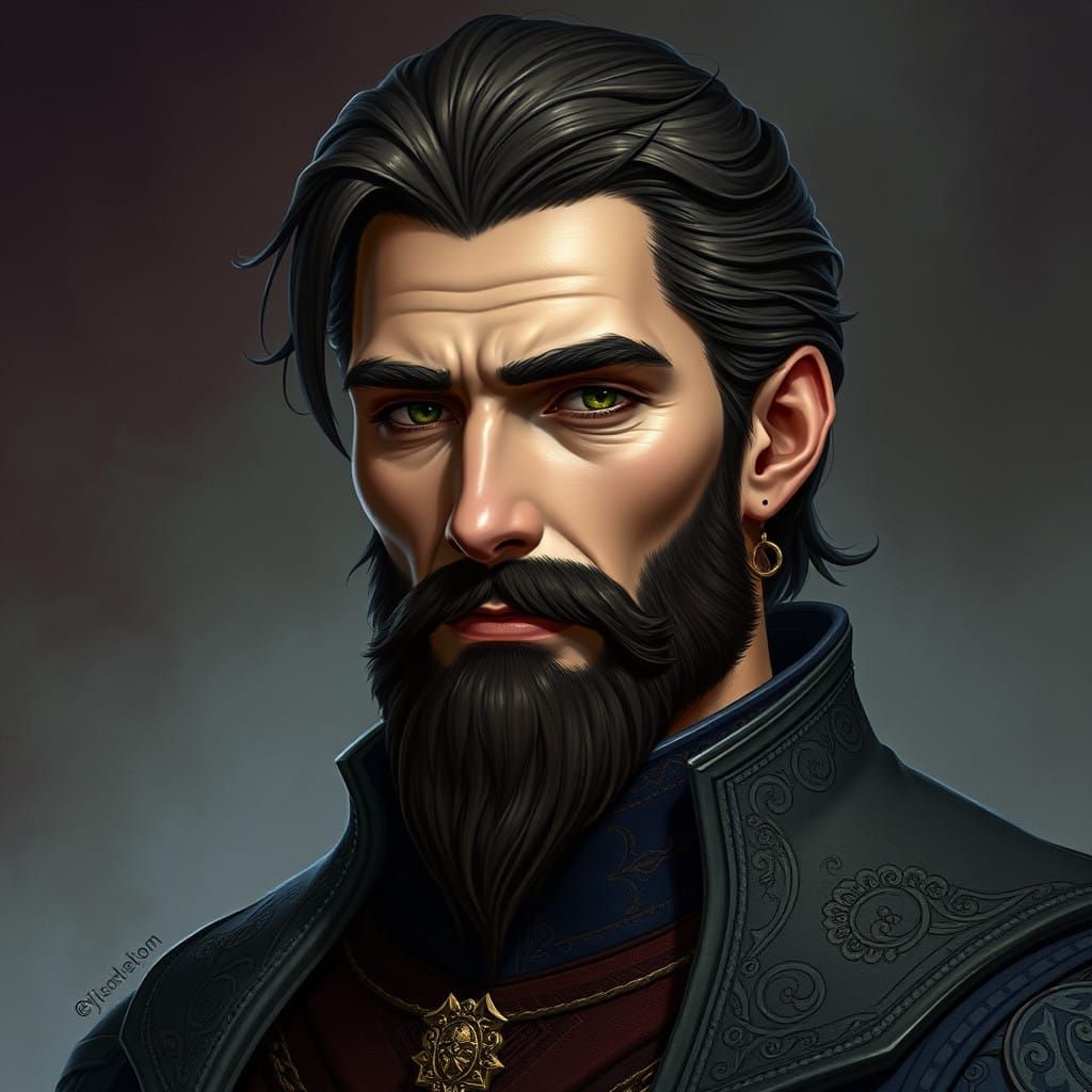 Stately Lord Kaelen Vorn Exudes Quiet Authority with Majesti...