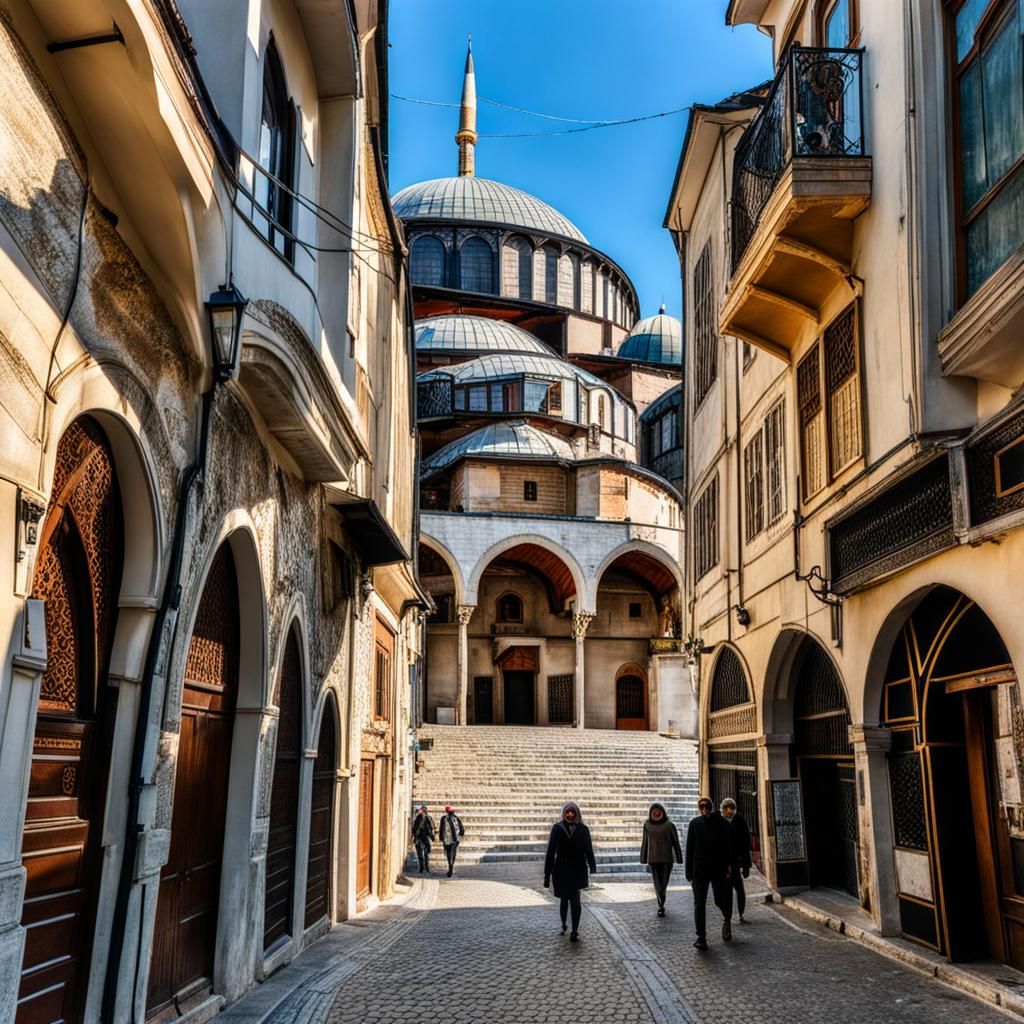 Walking Through the City of Istanbul