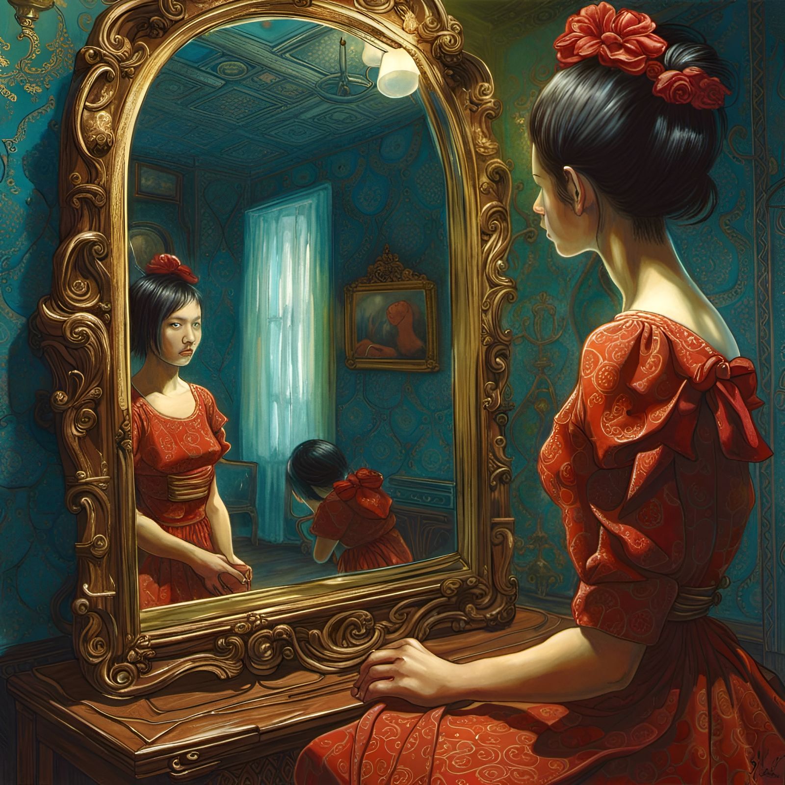 Espejos. Comparative.