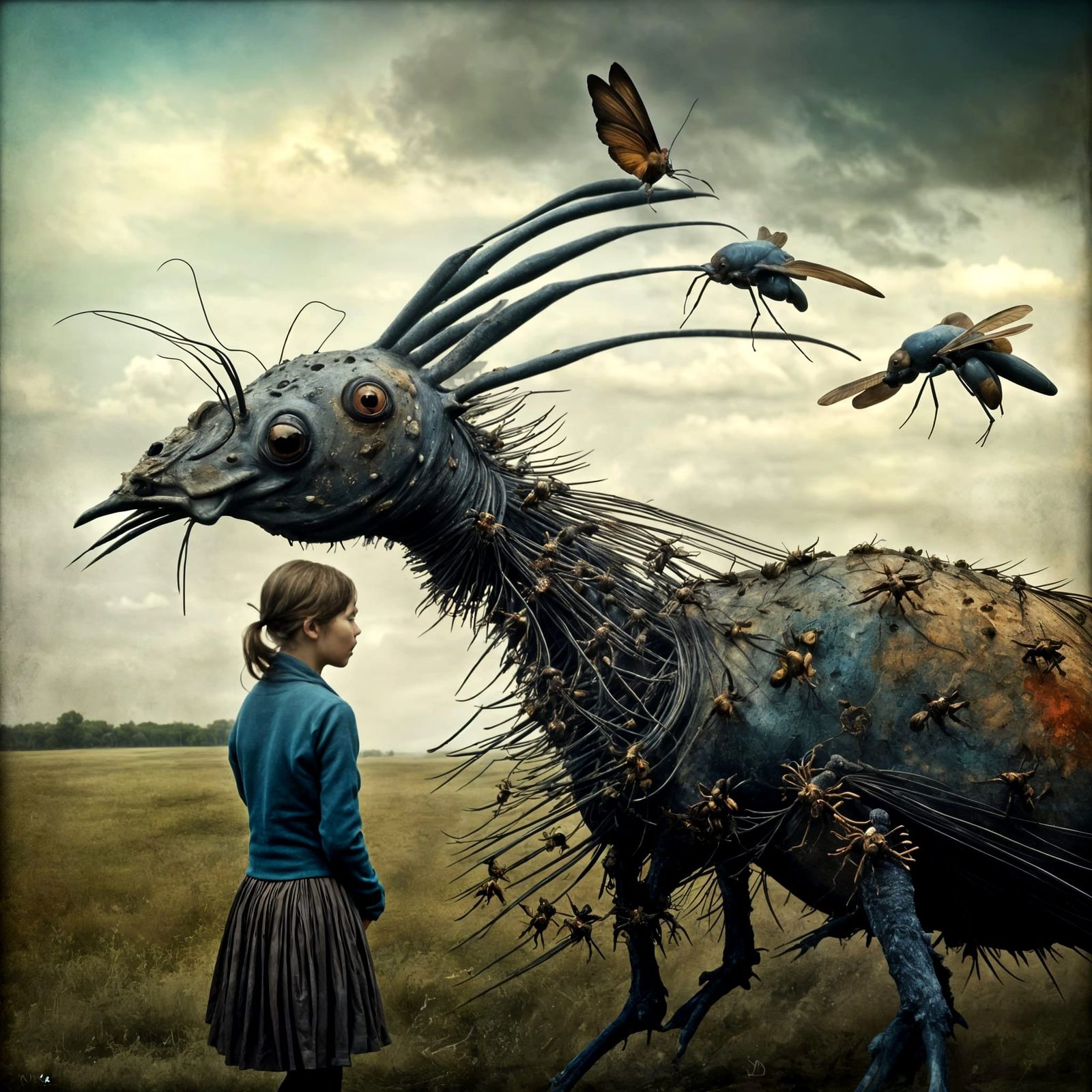 Exotic Aliens in Hyperrealistic Bizarre Magical Realism