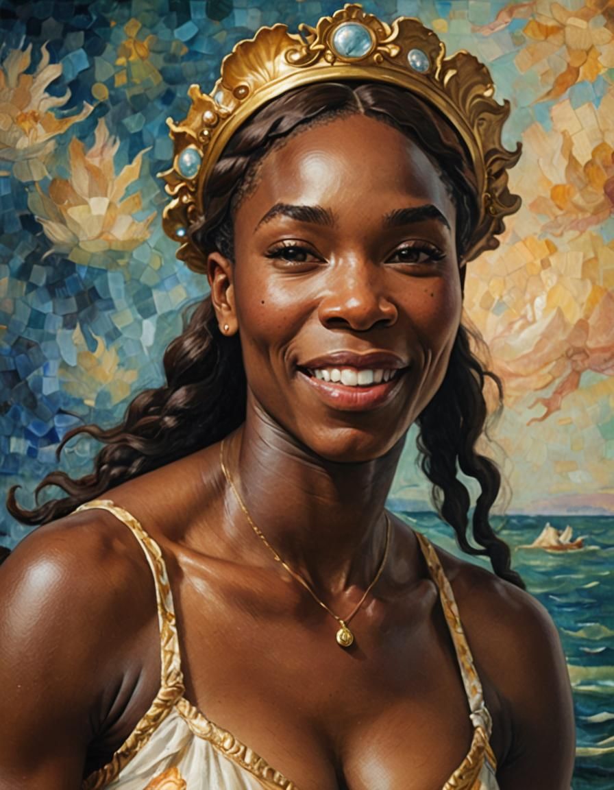 Renaissance Painting: The Birth of Venus Williams