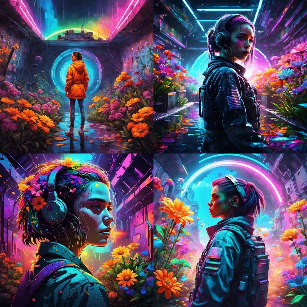 Contrasting Album Art: Bunker Meets Sunshine in Digital Desi...