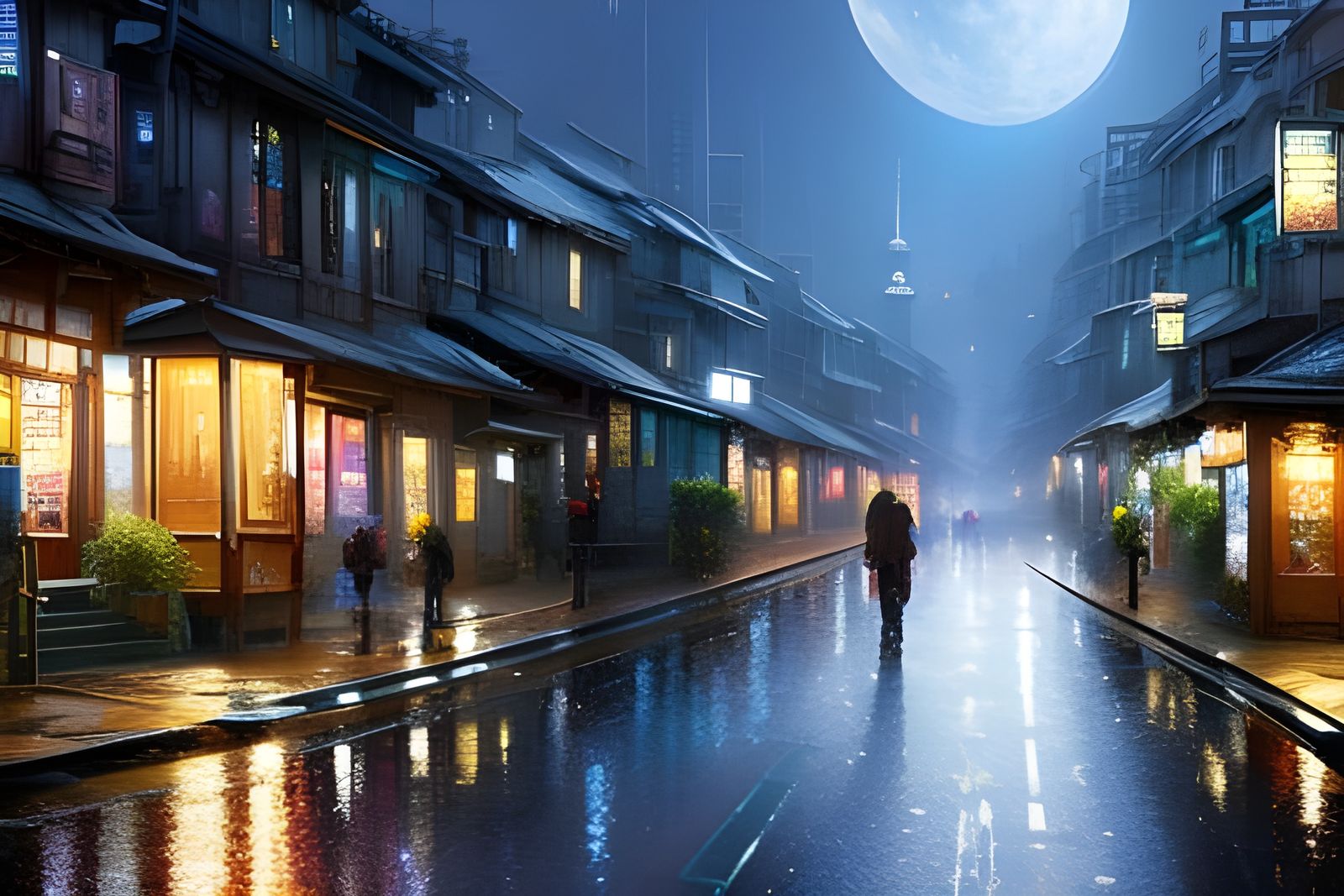 Alone in the streets