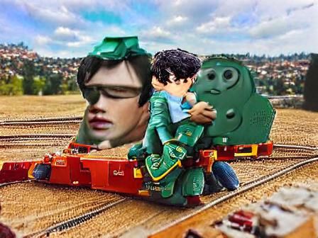 Percy the Train in 8K 3D Render