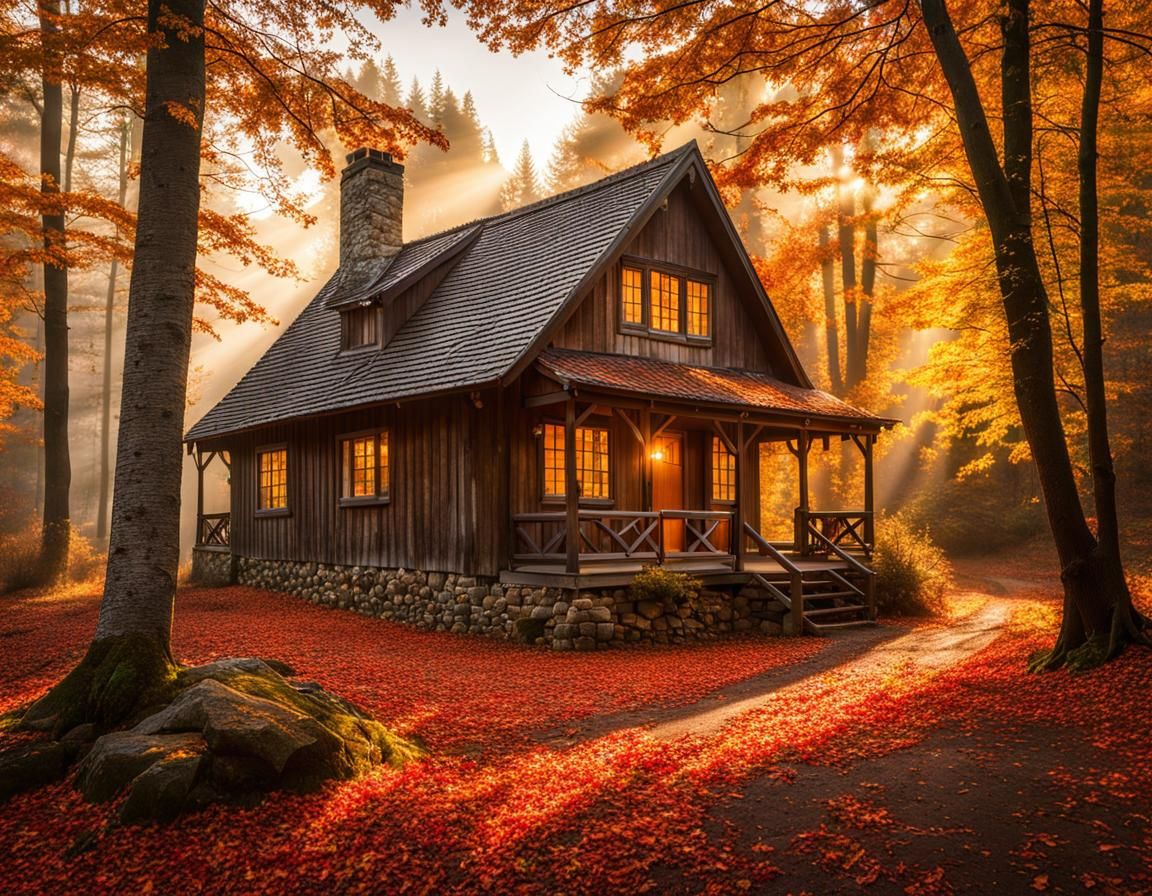 House in forest