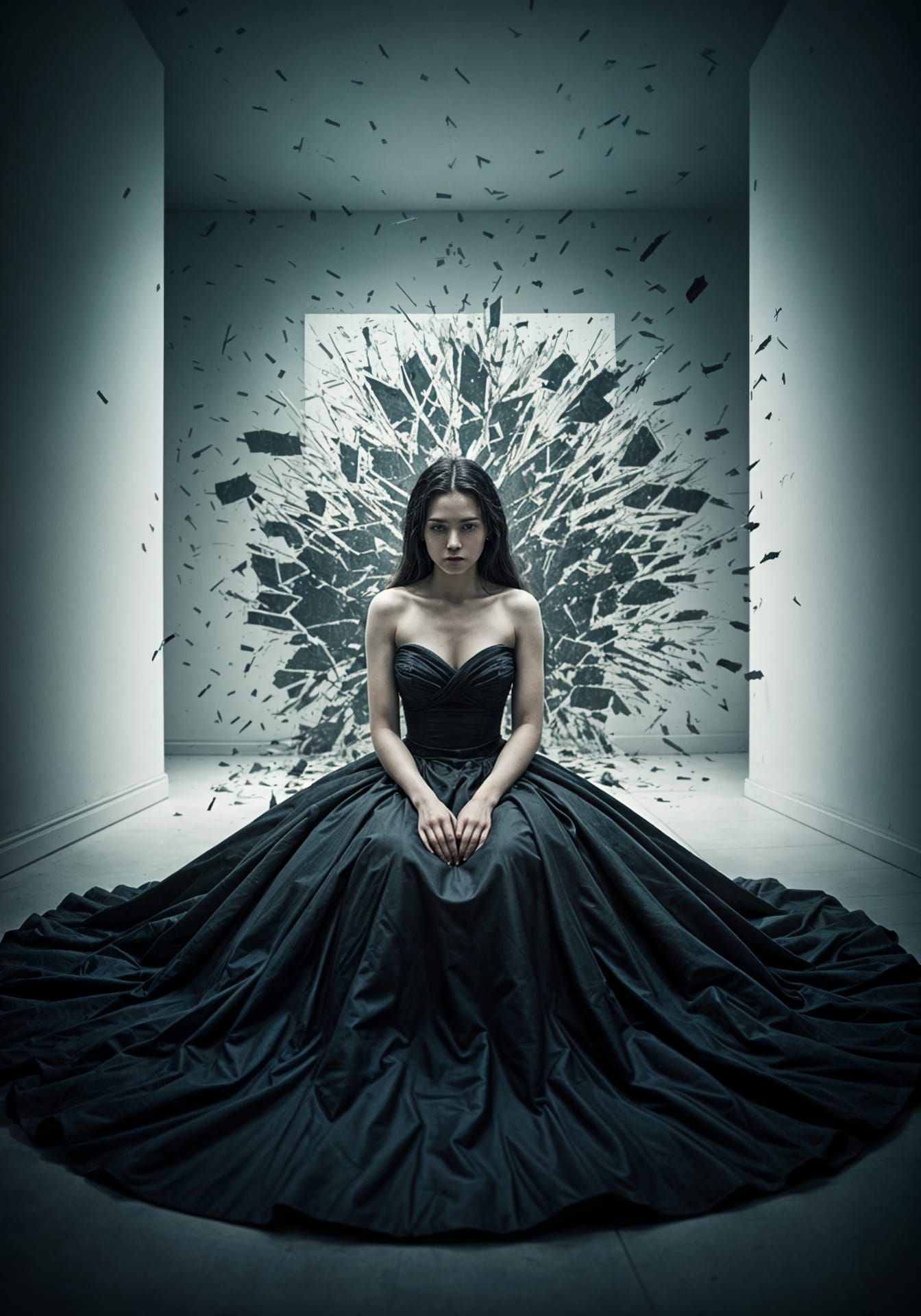 A Woman's Descent into Despair in a Shattered World