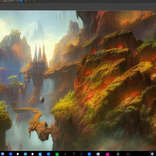 Detailed AI-Generated Fantasy Concept Art