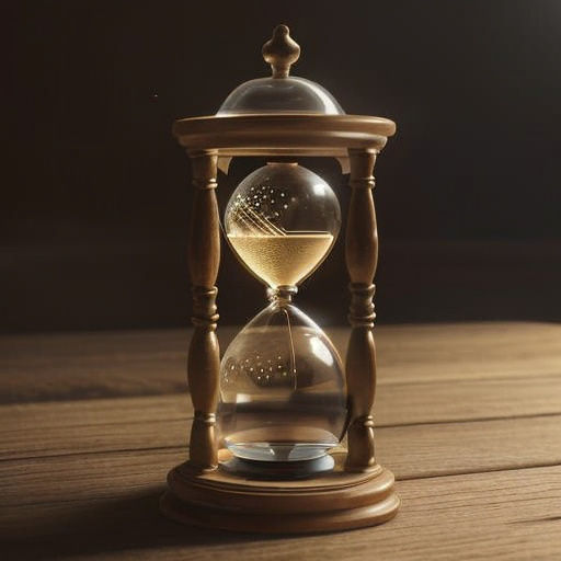 Hyperrealistic Hourglass Masterpiece