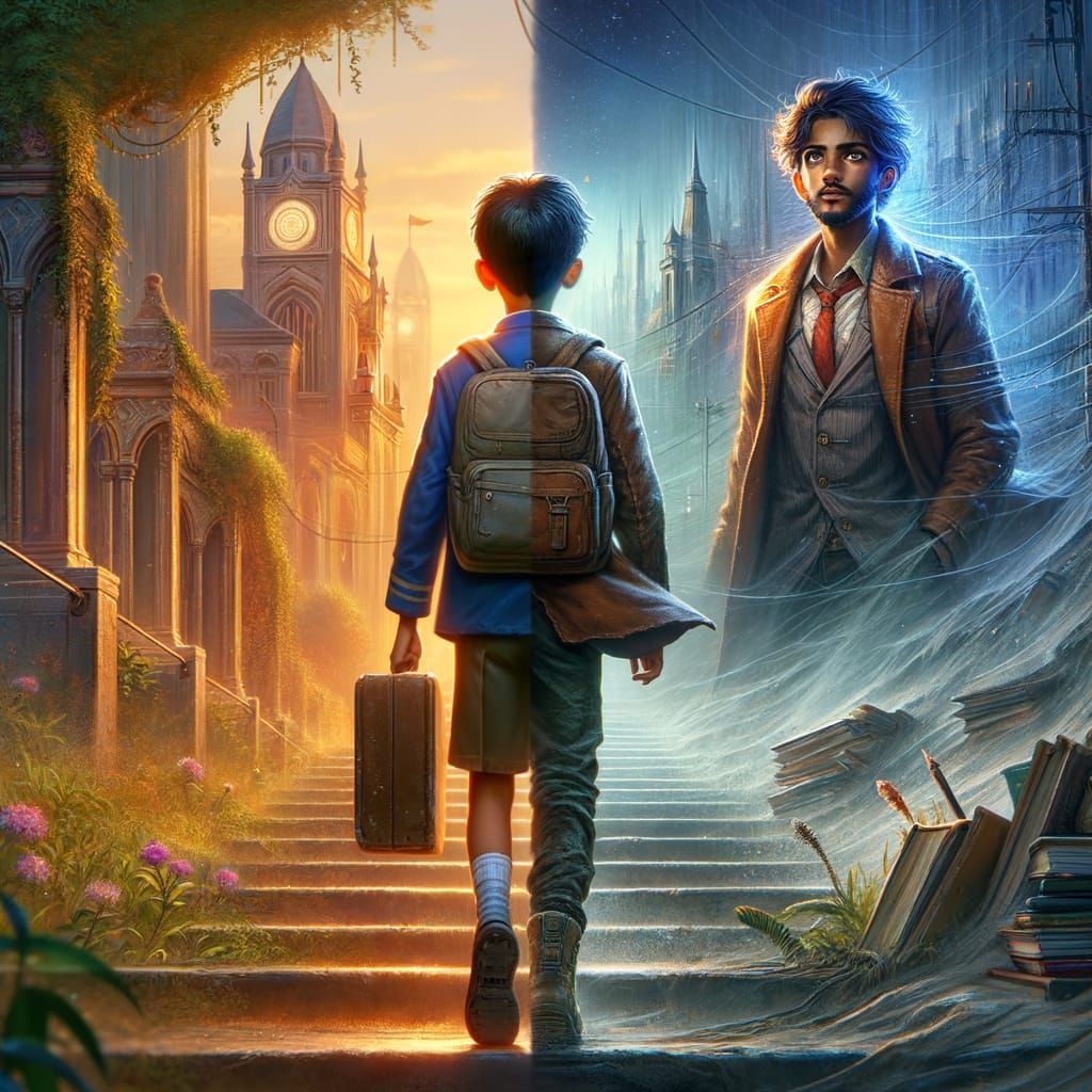 South Asian Boy's Journey: School Struggles to Adult Resolve