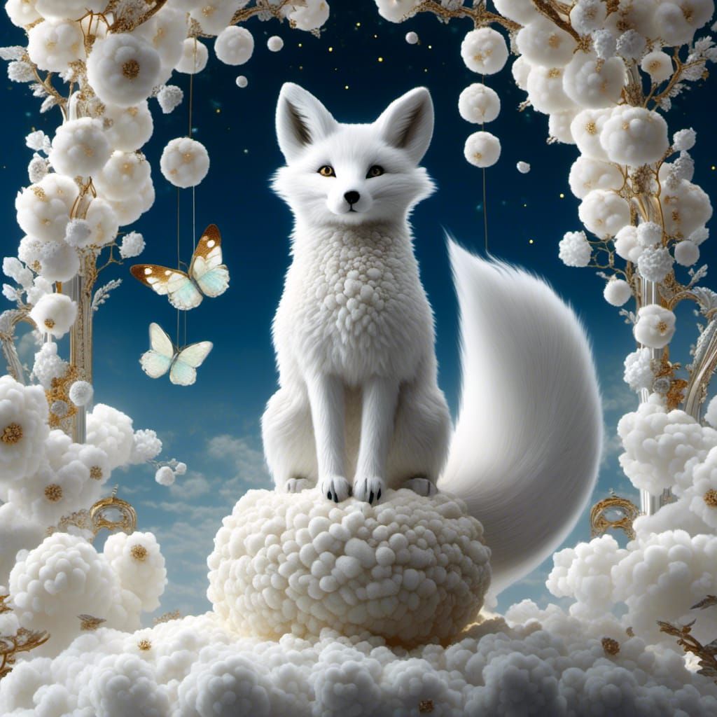 White fox...