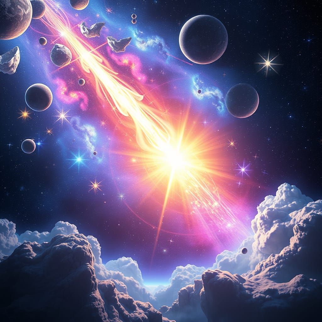 Eternal Realms Revealed in Cosmic Shattering