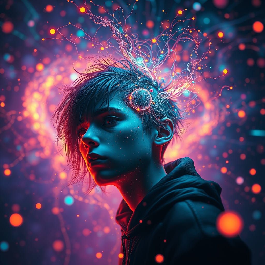 Dreamlike Digital Limbo: A Mesmerizing Scene of Lagging Conf...