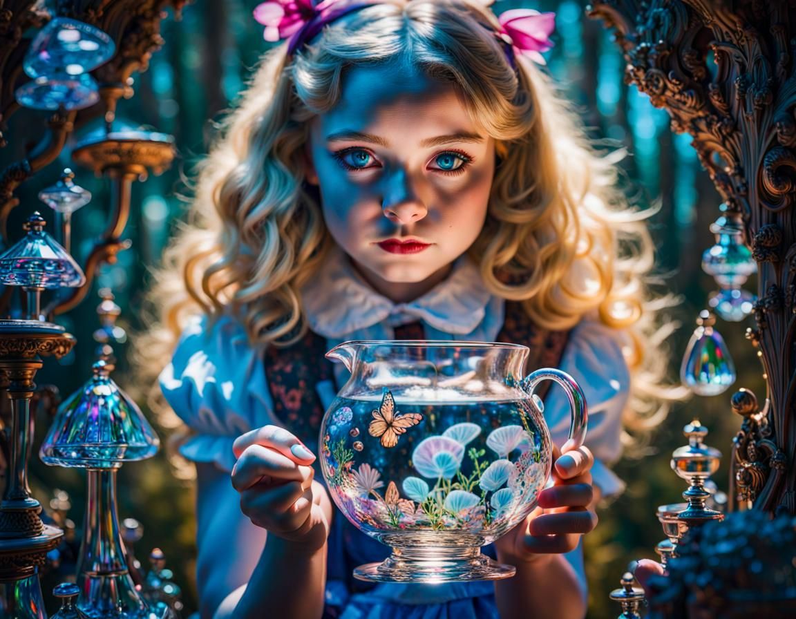 Ethereal Alice in Wonderland Portrait