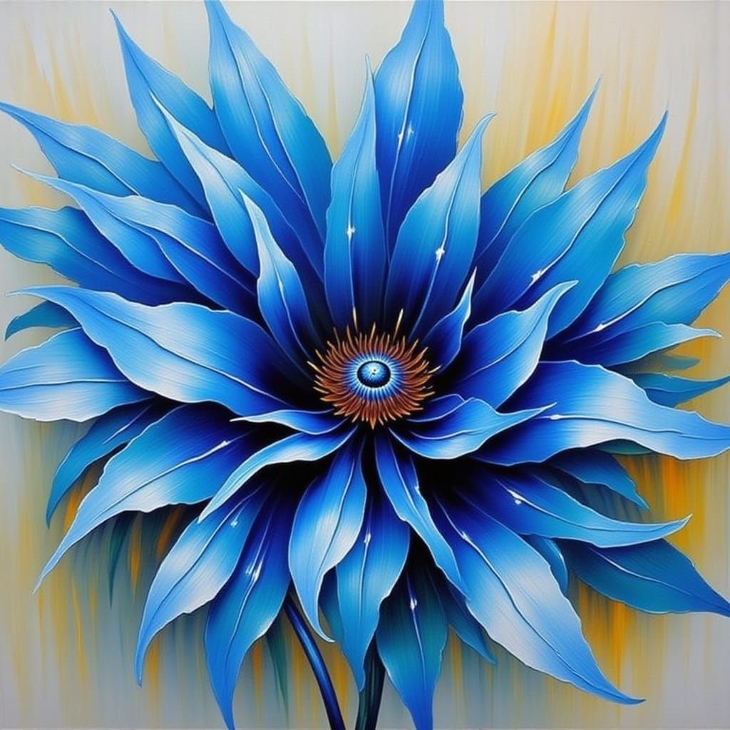 Blue Dahlia: A Study in Blue Tones