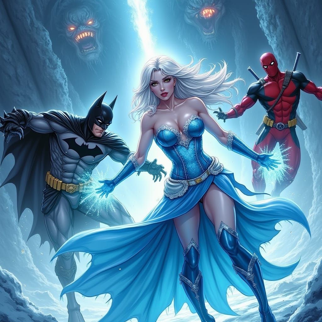 Killer Frost Unleashes Ice Barrage in Frost Giant Palace