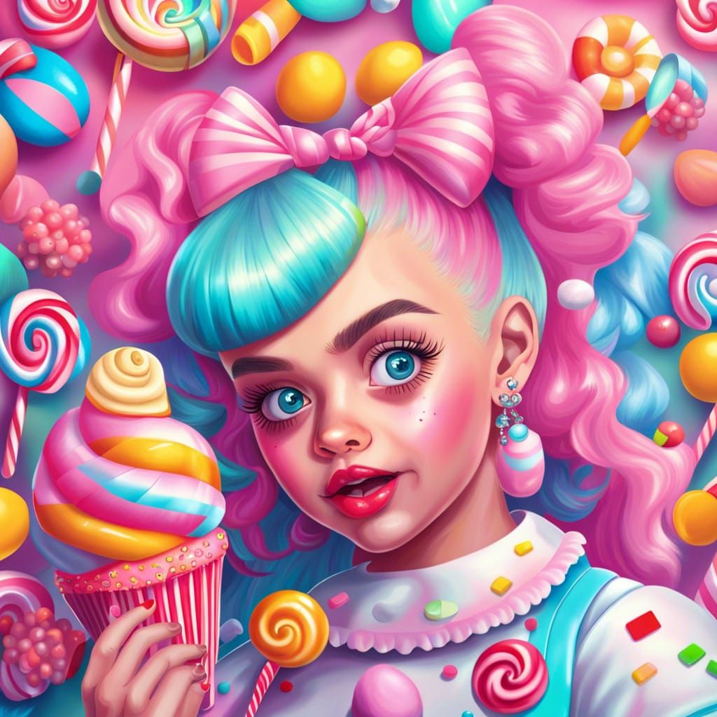 Jojo Siwa and Melanie Martinez in Candyland