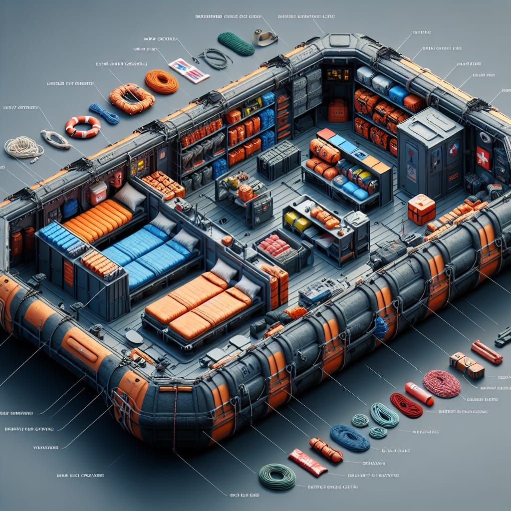 Robust Survival Raft for Harsh Marine Conditions