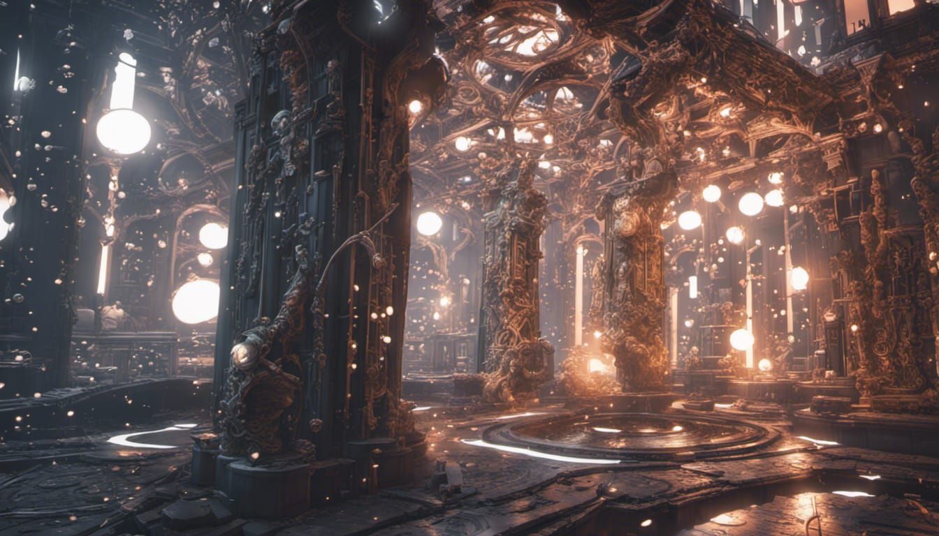 Detailed Anime Scene with Ray Tracing