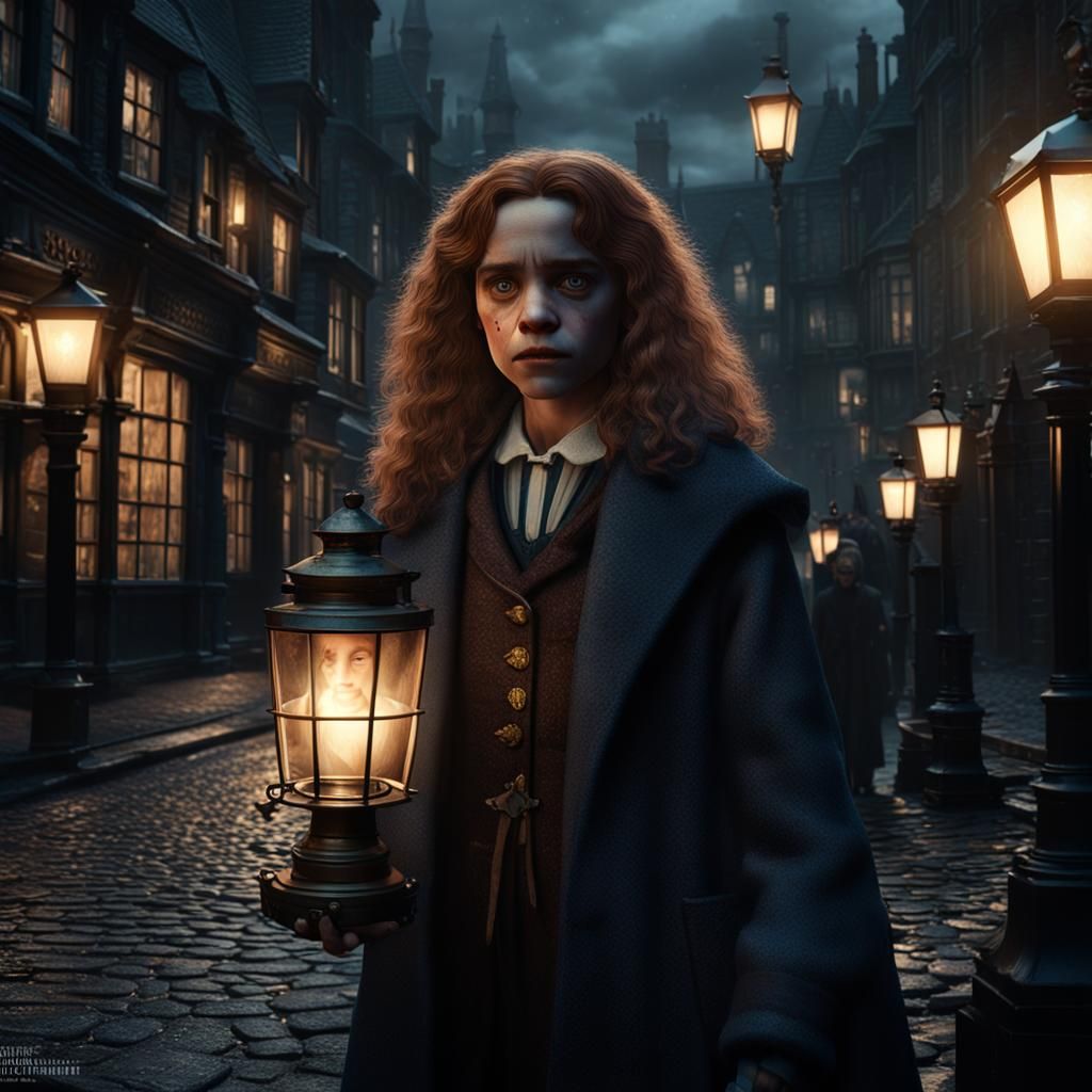 Hermione Granger as Vampire in Victorian London