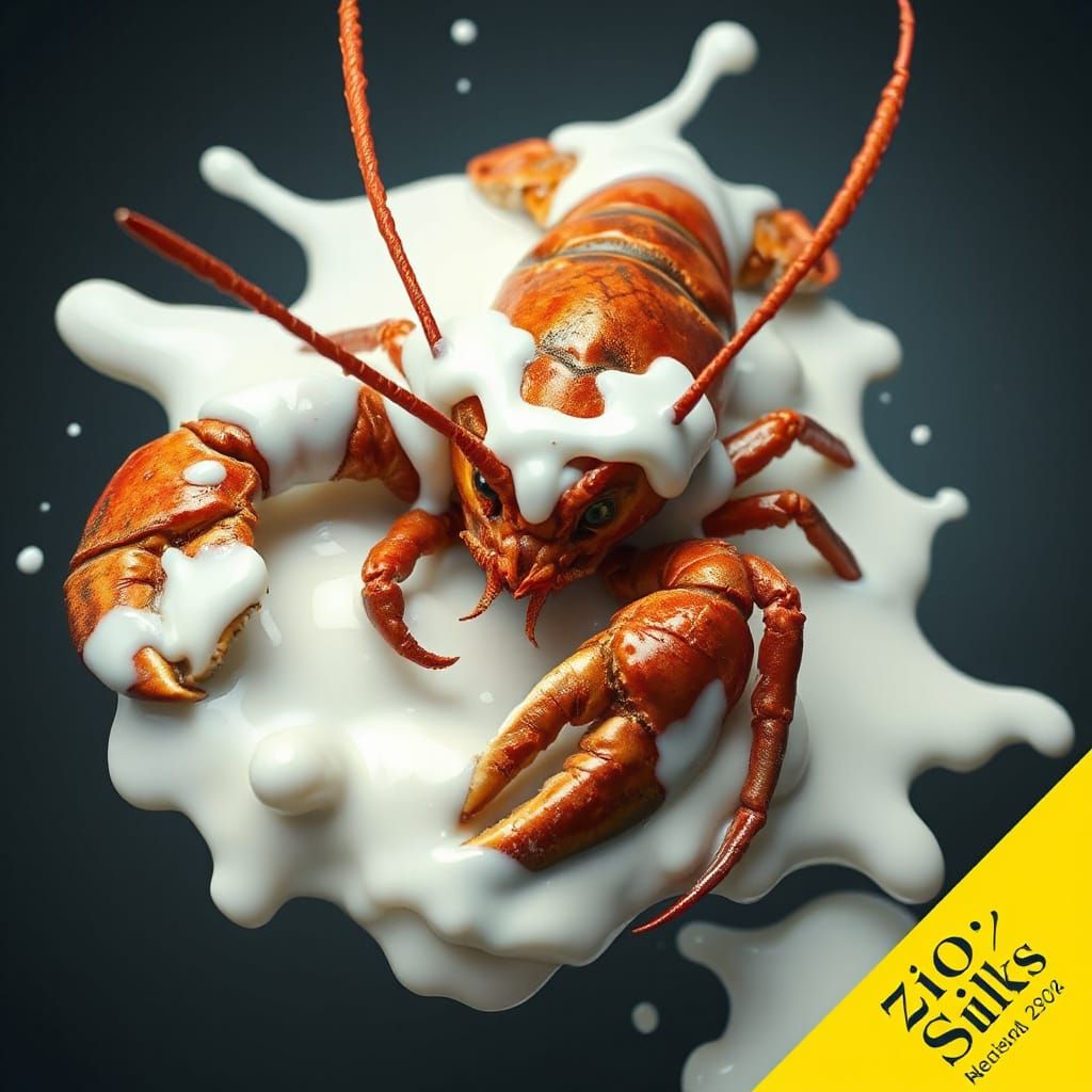 Majestic Hyperrealistic Lobster in Exquisite Detail