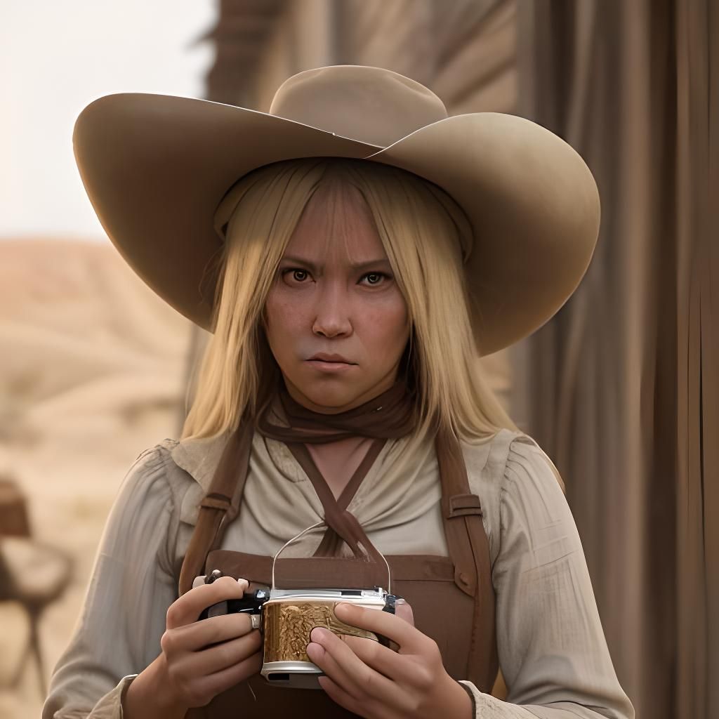 Classic Spaghetti Western Scene: Professional Photography