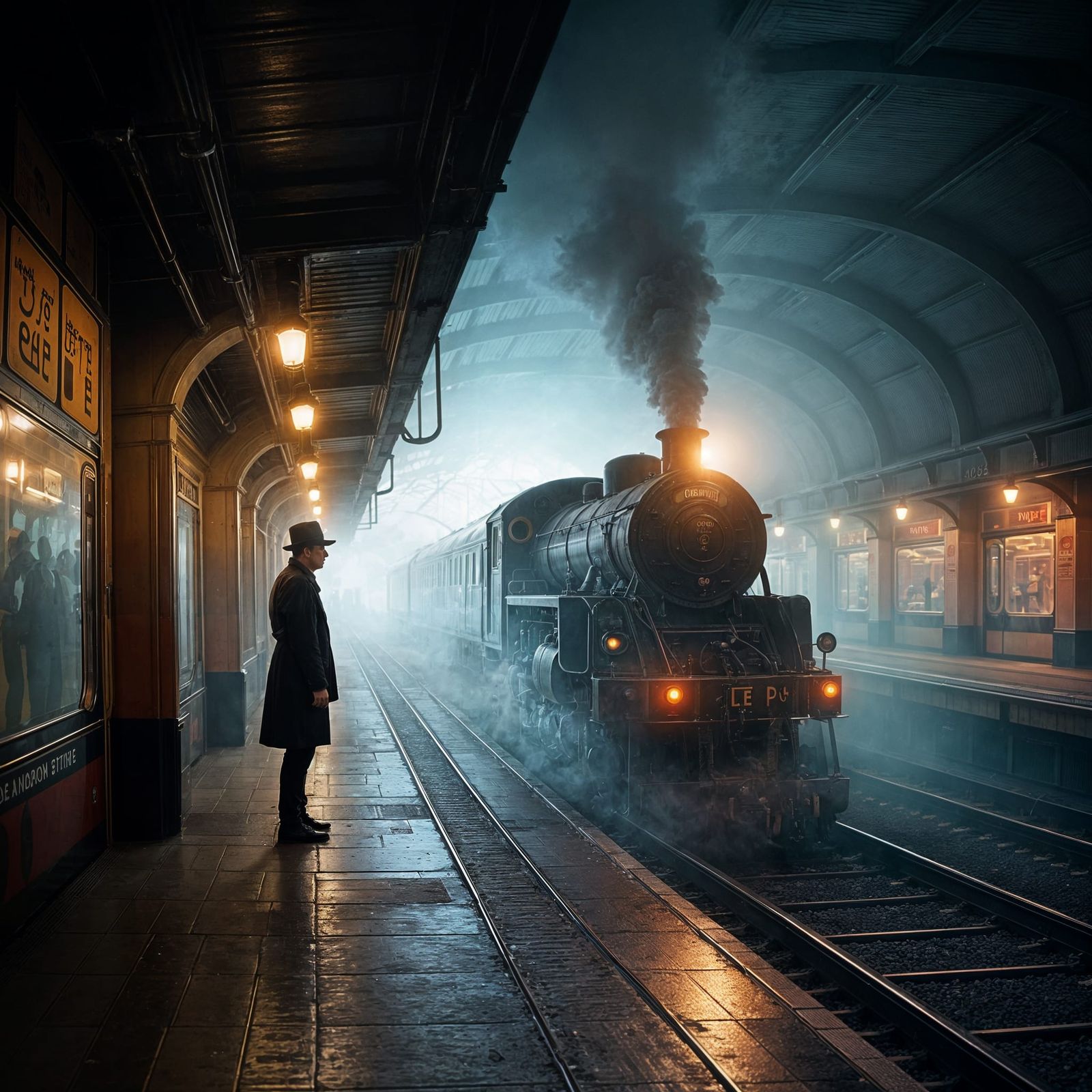 Ghost Train Apparition in London Underground
