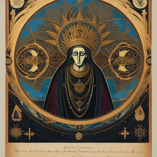 Personification of Immanence: AI Generated Image