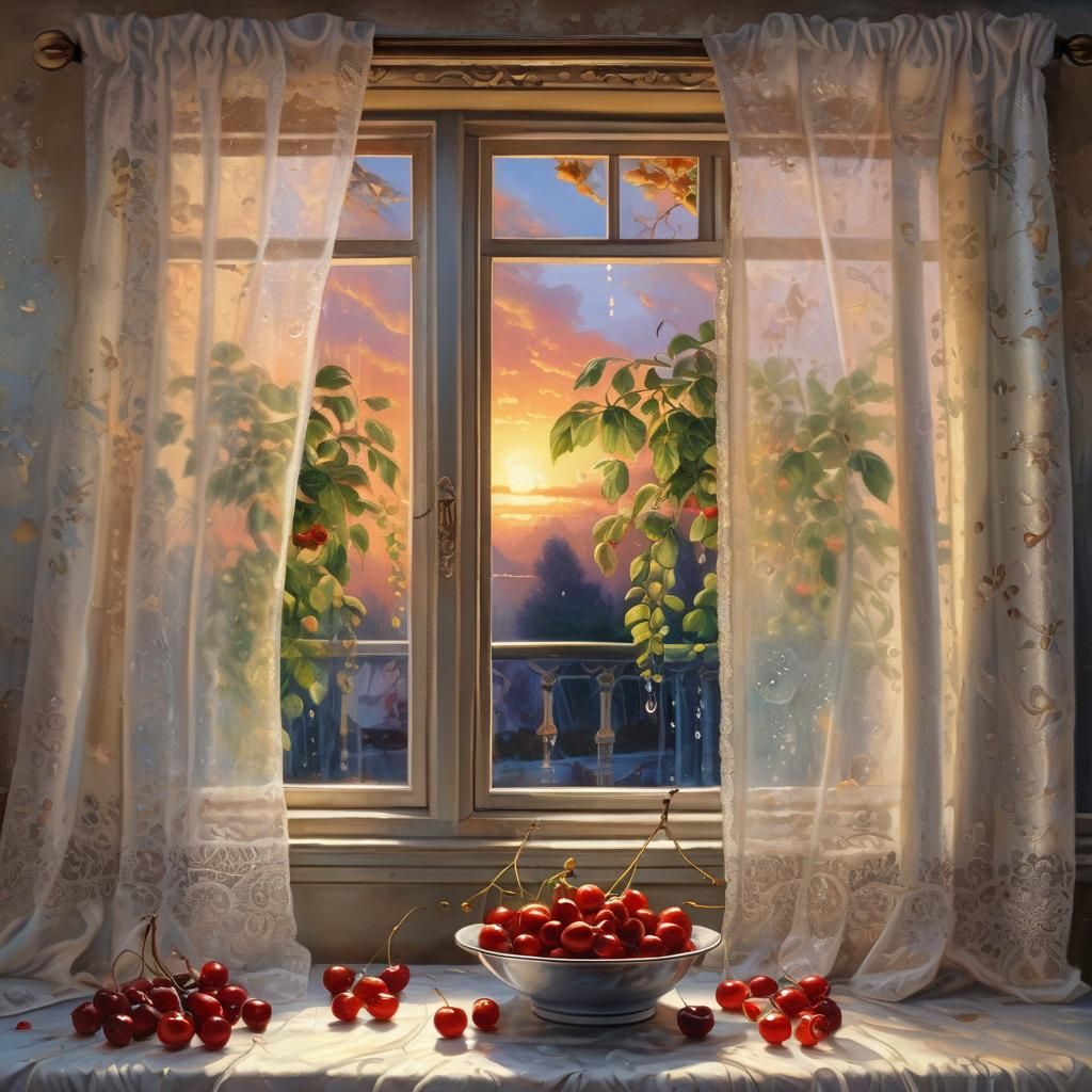 oil painting still life