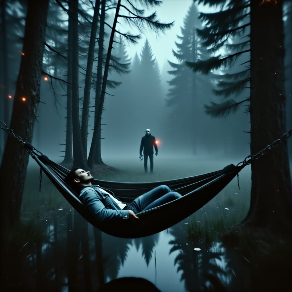 Menacing Figure Lurks at Crystal Lake Campground