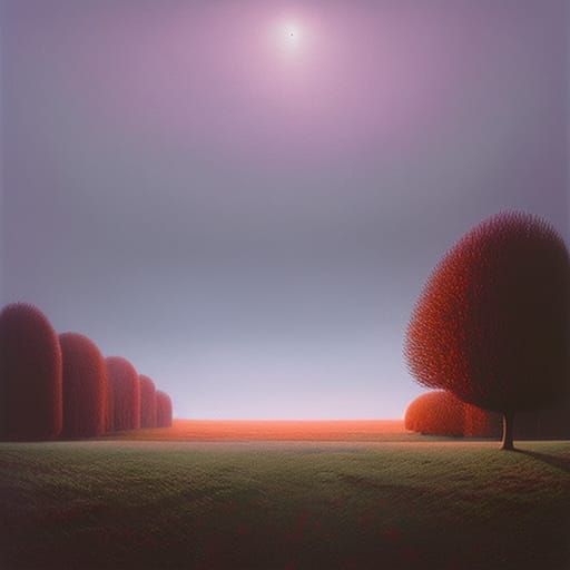 Ethereal Mystic Beauty in Gentle Rain