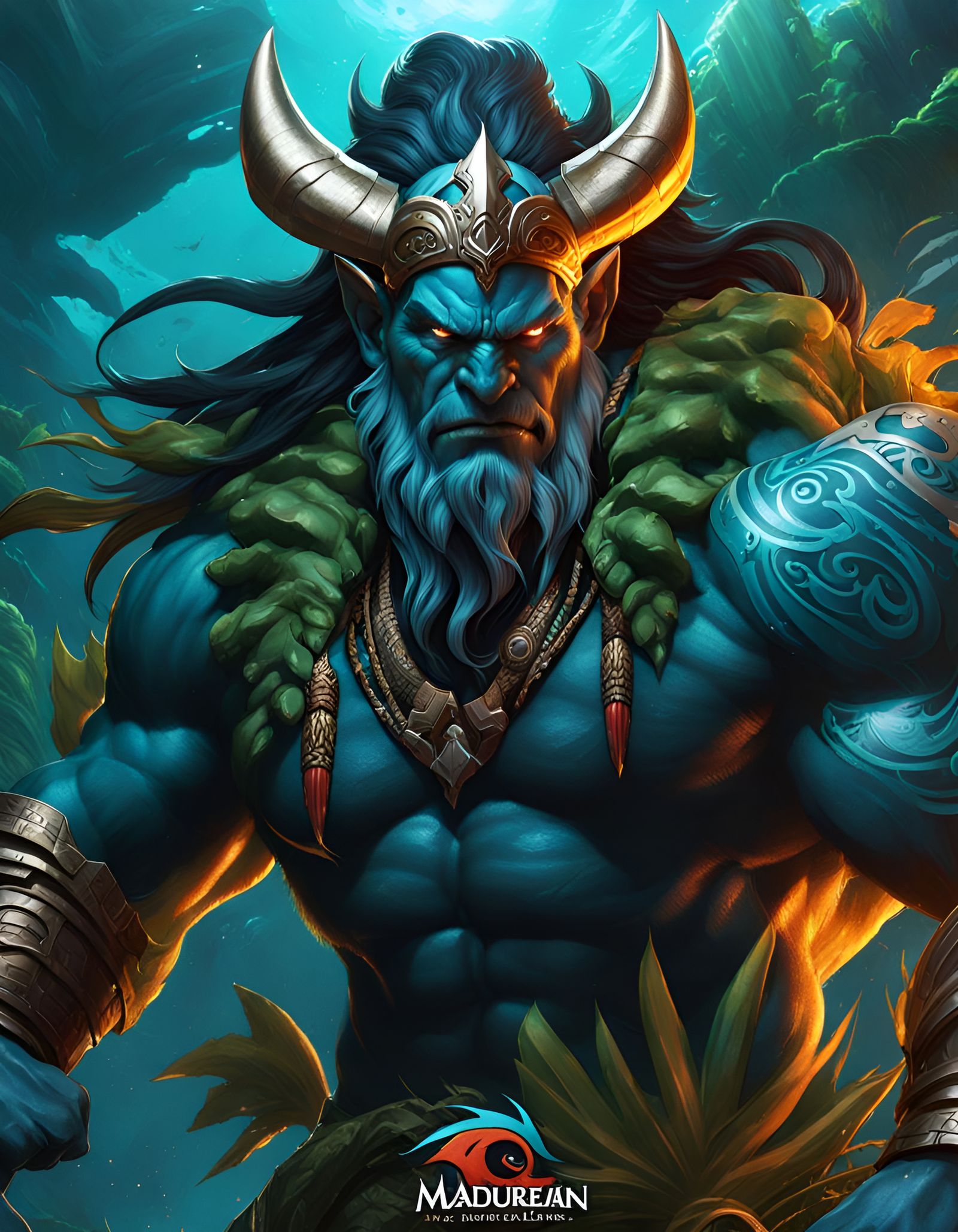 Polynesian God: Dark Fantasy Concept Art