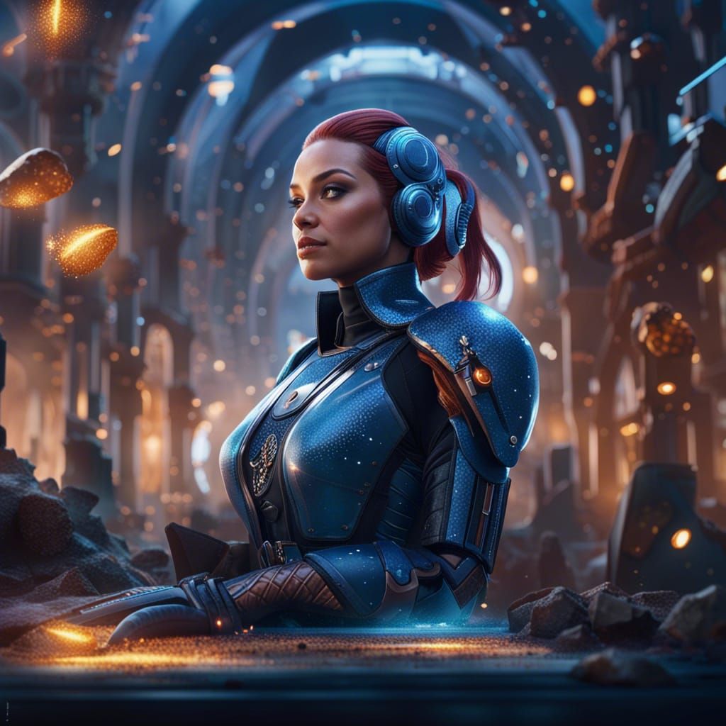 Bo-katan Kryze as Modern Businesswoman: 8k Art