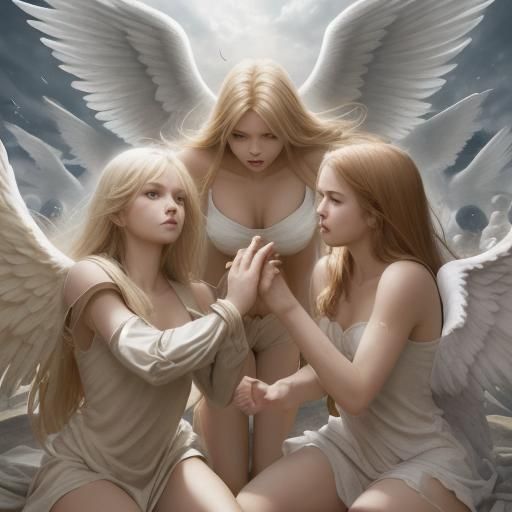 Humans Versus Angels in Epic Battle