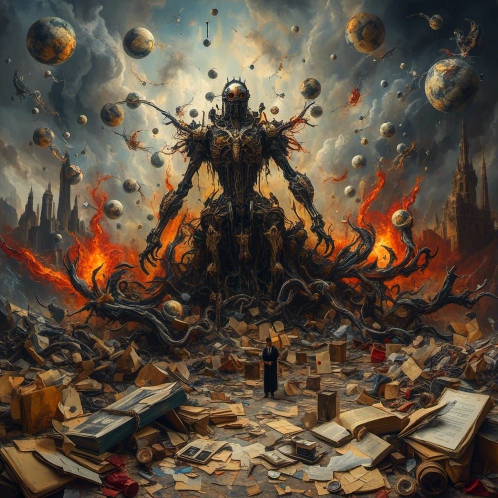 Surreal Heavy Metal Landscape