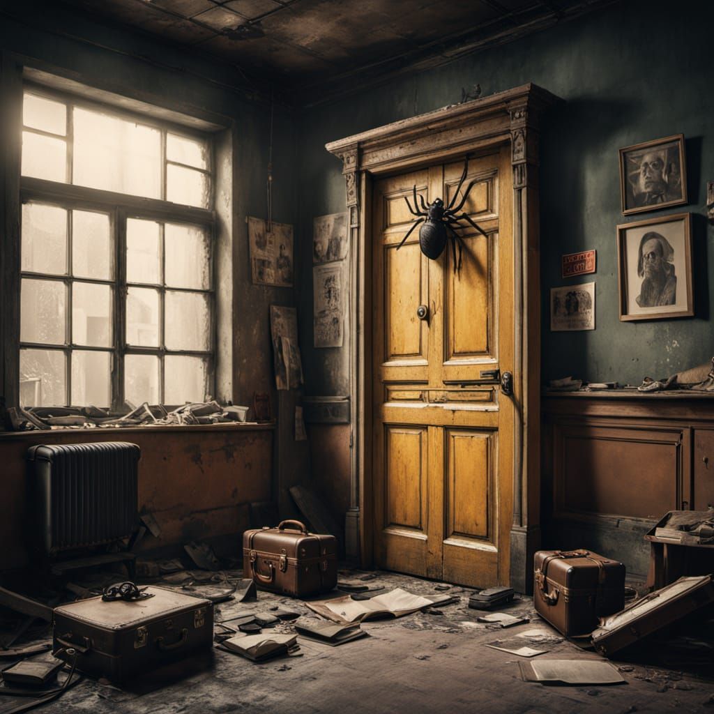 Anthropomorphic Spider in Amsterdamse School Style