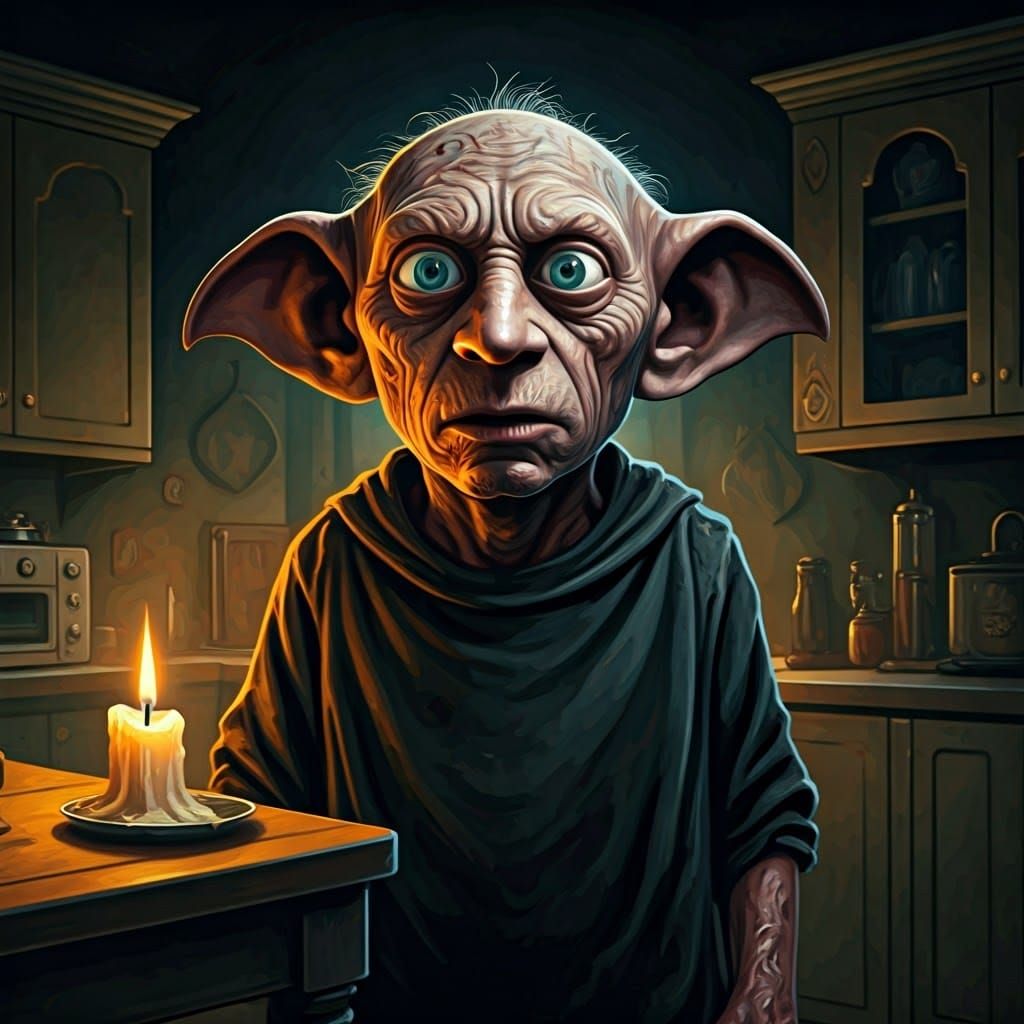 Freddy Krueger Transforms into Dobby: Grotesque Horror