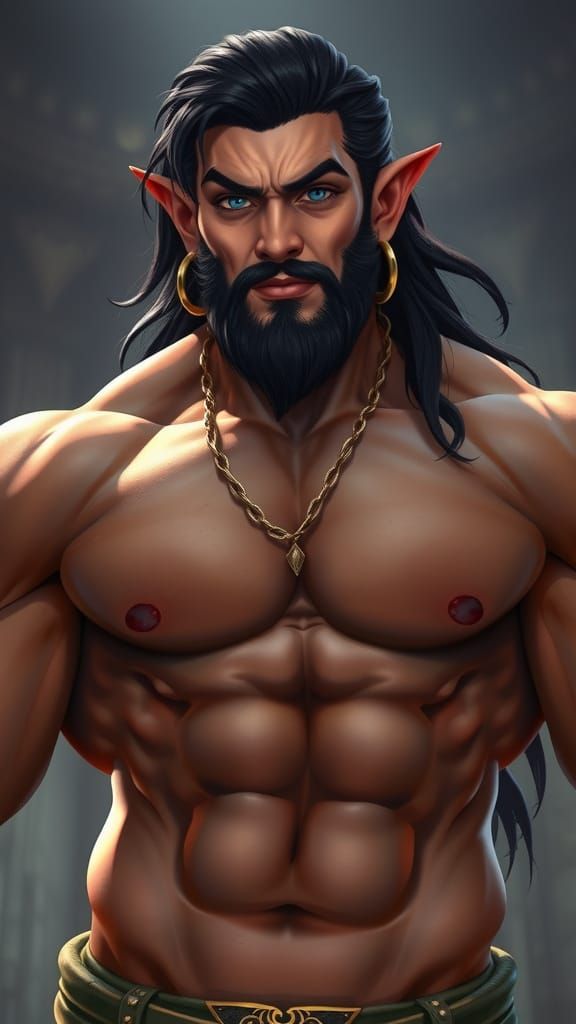 Persian Genie in Photorealistic Portrait