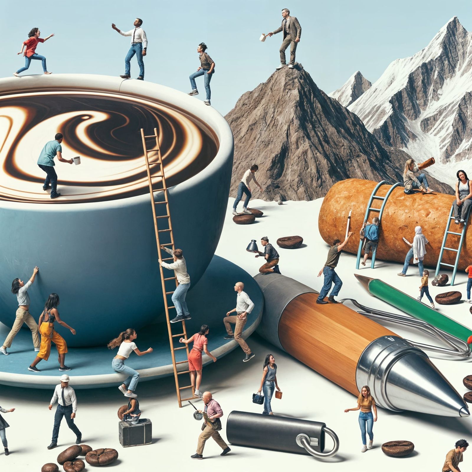 Tiny People in a World of Giants