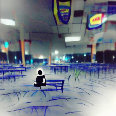 Abstract AI Image of Solitude