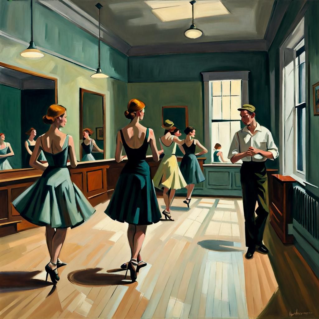 The Dance Class in the style of ???