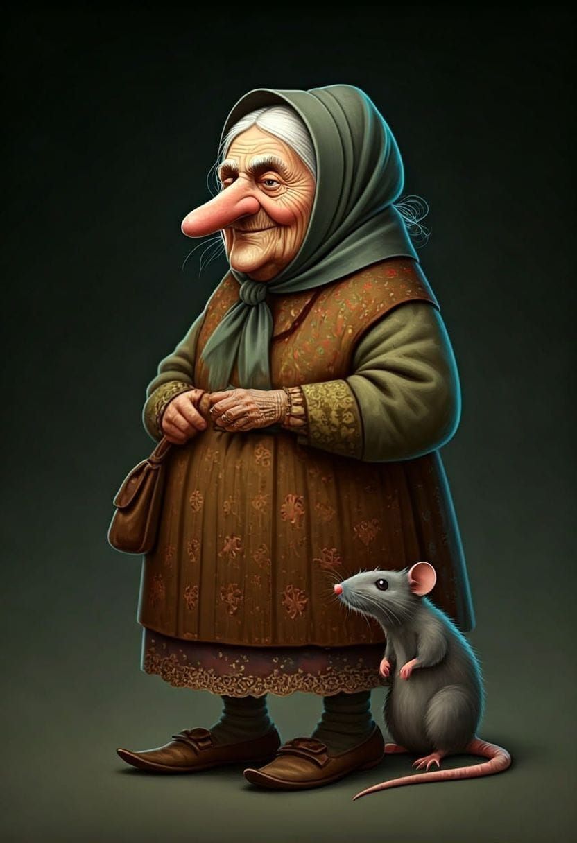old lady and her rat