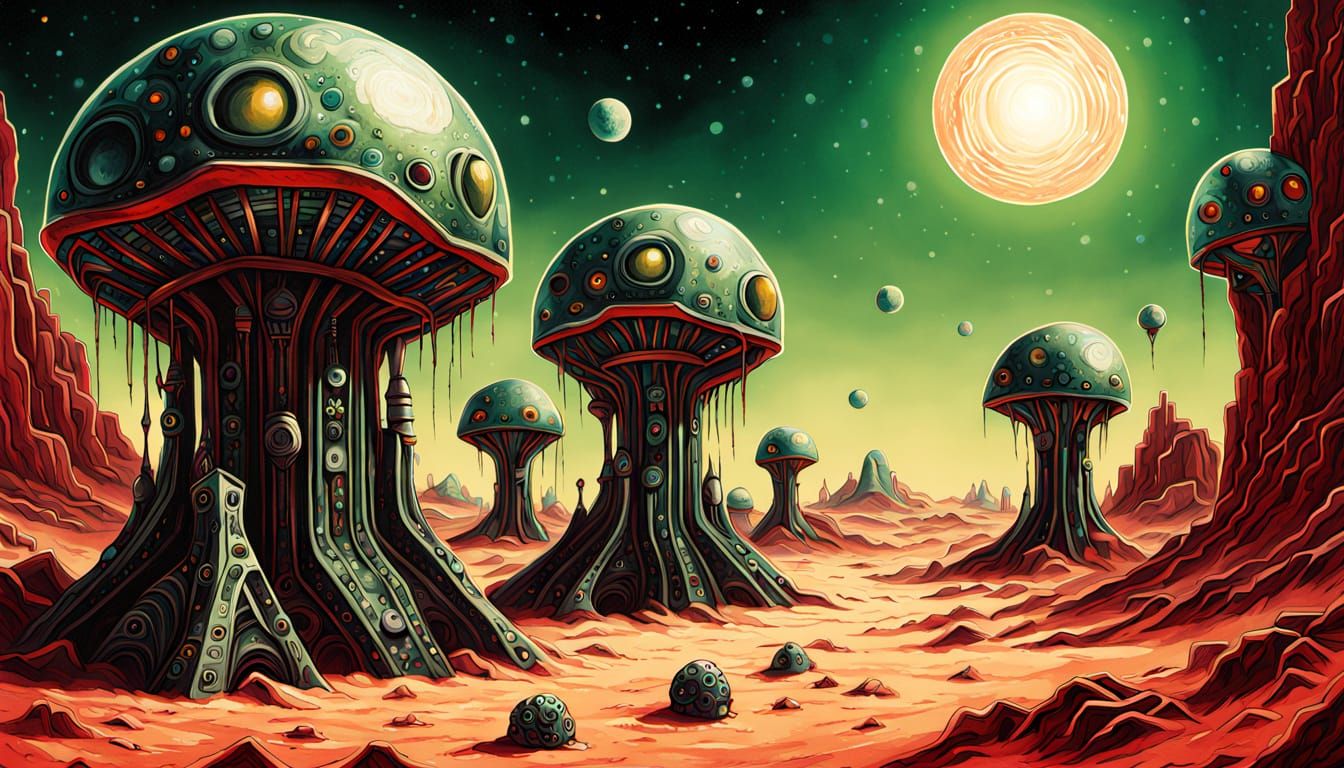 The dwellings on Do'hedron were rather percular in there architecture that seemed to go against anything human architect...