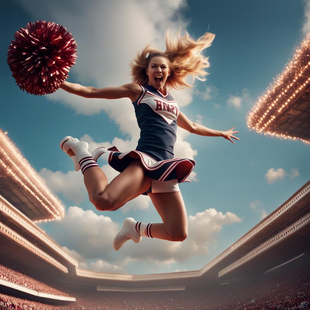 Perky Cheerleader