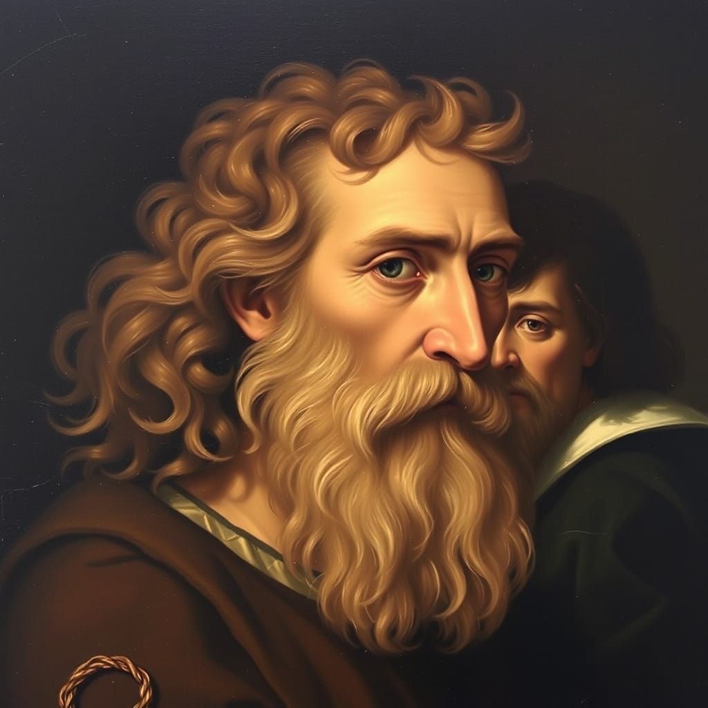 Dramatic Old Masters Style Digital Painting