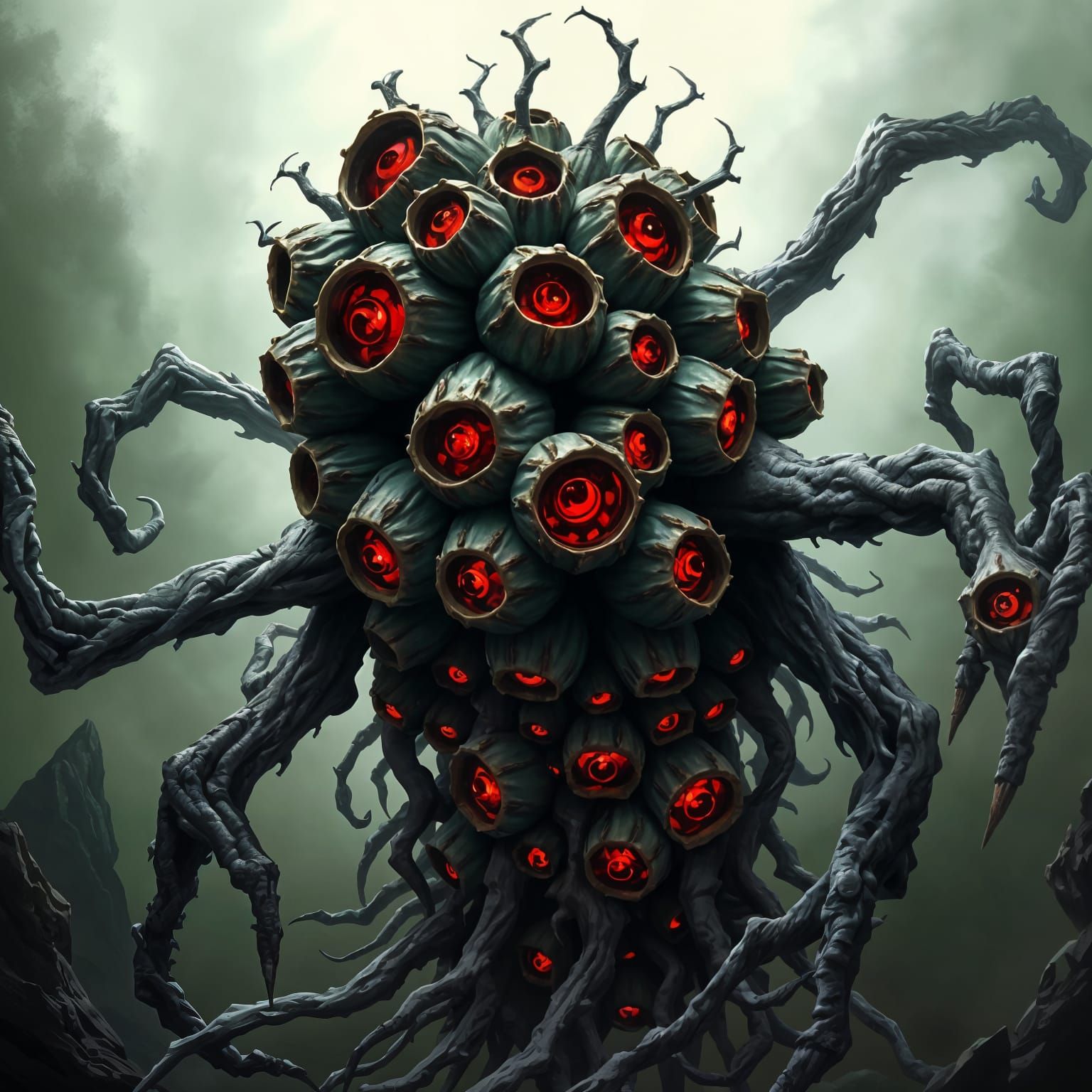 Countless-Eyed Root Monster in Botanical Nightmare