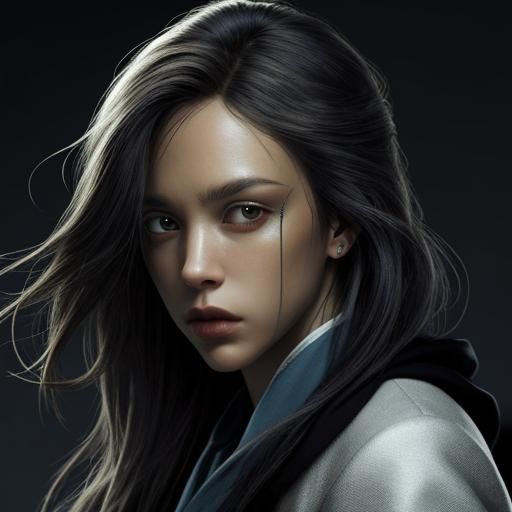 High Resolution Miniature Scene in Vibrant Colors