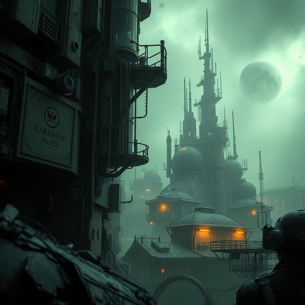 Mysterious, Atmospheric Scene on Alien Planet Kobern