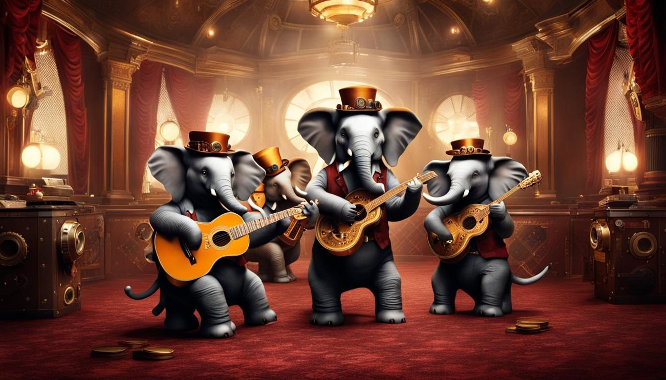 The band: the crazy elephants.