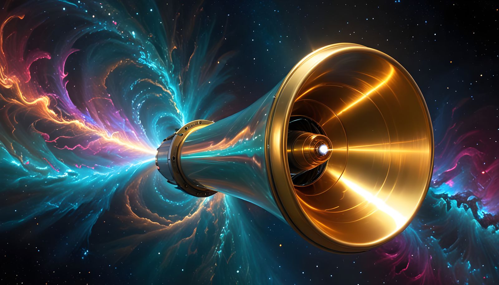 Sleek Golden Spacecraft Conveys Speed and Sophistication in ...