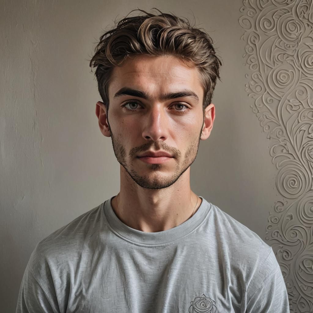 Man Meditates with Inner Light